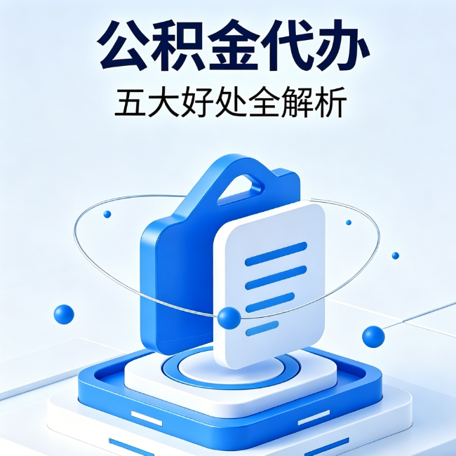 泸州公积金代办到底值不值？这5大好处让你少走弯路
